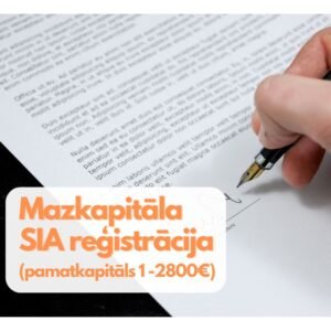 Mazkapitāla SIA reģistrācija