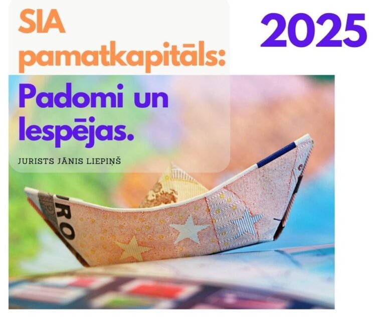 SIA uzņēmuma pamatkapitāls