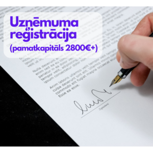 Uzņēmuma reģistrācija