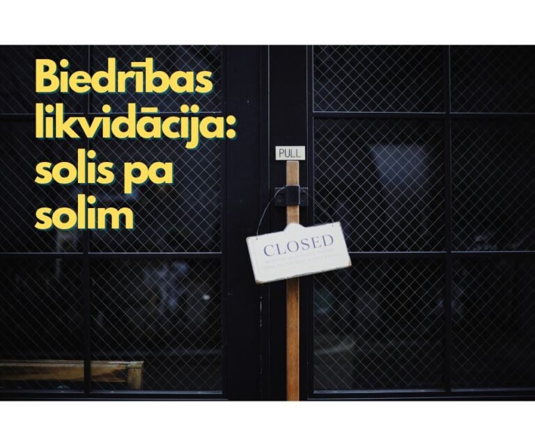 biedribas likvidācija solis pa solim