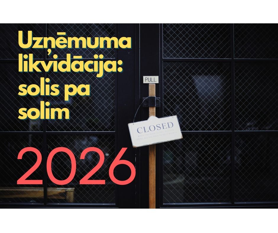 Uzņēmuma SIA likvidācija 2026