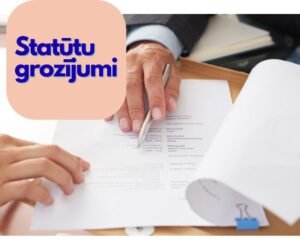 statūtu grozījumi
