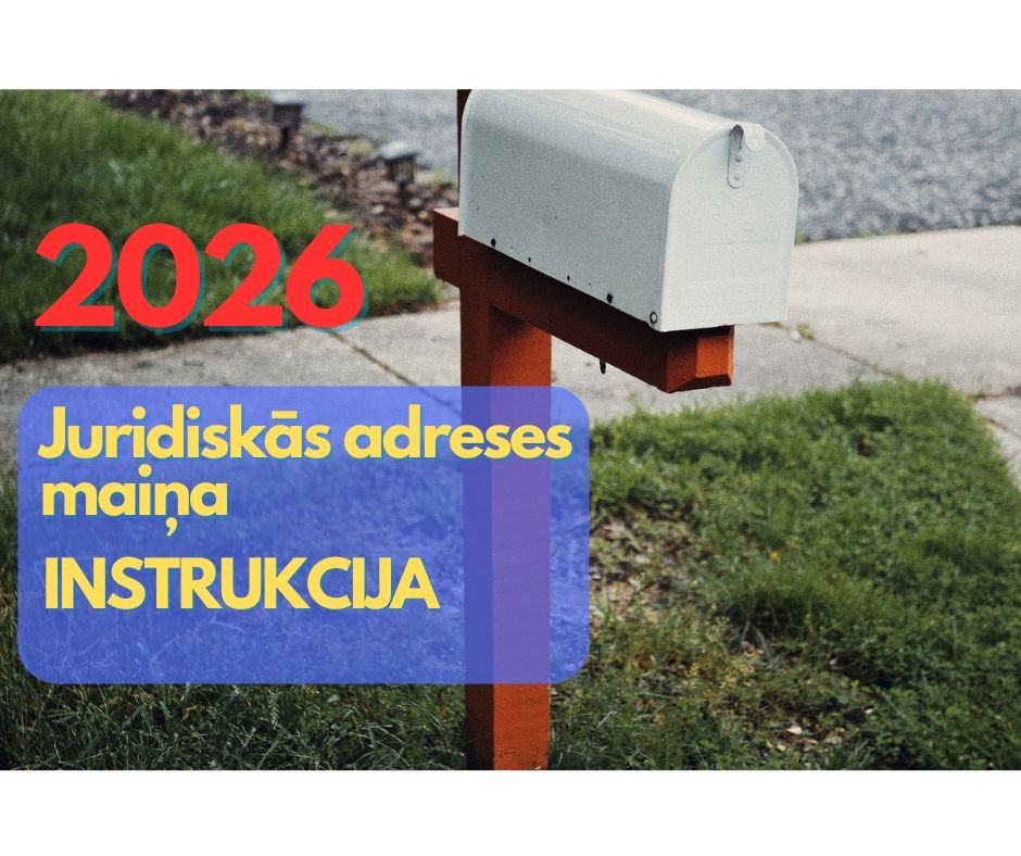 Juridiskās adreses maiņa 2026